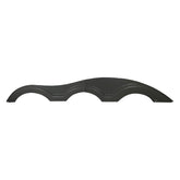 Icon 12563 Triple Axle Fender Skirt FS1000 for Keystone - Driver's Side, Black